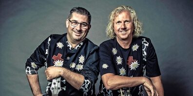René Bisang (l.) und Christian Duss kommen als das Duo «ChueLee» nach Gommsiwald ins Restaurant Älpli.