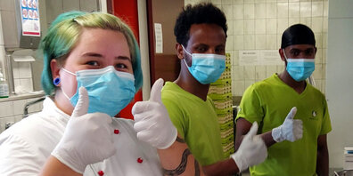 Die Lernenden der Ottiker Traube freuen sich über den Crowdfunding-Erfolg.