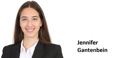 Jennifer Gantenbein, Lehrabgängerin 2021, Raiffeisenbank Regio Uzwil.