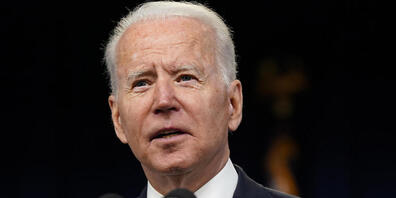 Der Präsident der USA Joe Biden spricht im South Court Auditorium des Weißen Hauses. Foto: Patrick Semansky/AP/dpa