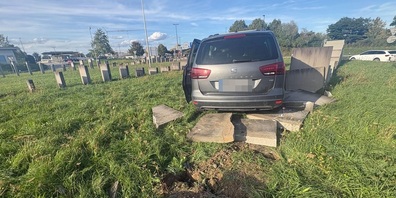 Beim Selbstunfall entstand Sachschaden.