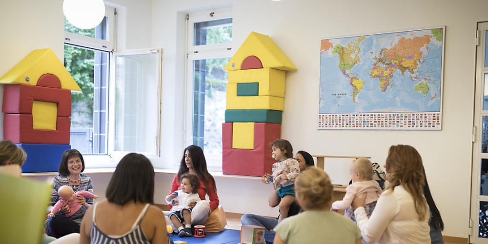 Jedes dritte dreijährige Kind in Gossau SG spricht kaum Deutsch, wie eine Studie zeigt. Spielgruppen und Kitas könnten die Kinder beim Deutschlernen unterstützen (Symbolbild).