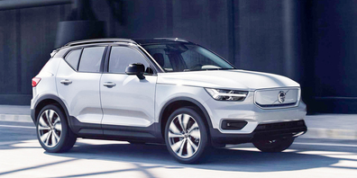 Der Volvo XC40 Recharge bietet ein kraftvolles Fahrerlebnis. 