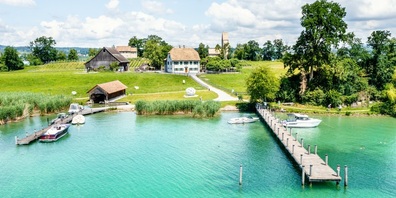 Die Ufenau heisst ihre Gäste wieder auf der Insel Willkommen.