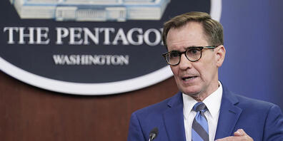 Pentagon-Sprecher John Kirby spricht während eines Briefings im Pentagon. Foto: Susan Walsh/AP/dpa