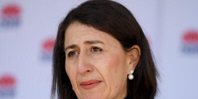 NSW Premier Gladys Berejiklian addresses media during a press conference in Sydney, Wednesday, July 7, 2021. The coronavirus lockdown in Greater Sydney and surrounds will be extended by a week after NSW recorded 27 new local cases. (AAP Image/Dan ...