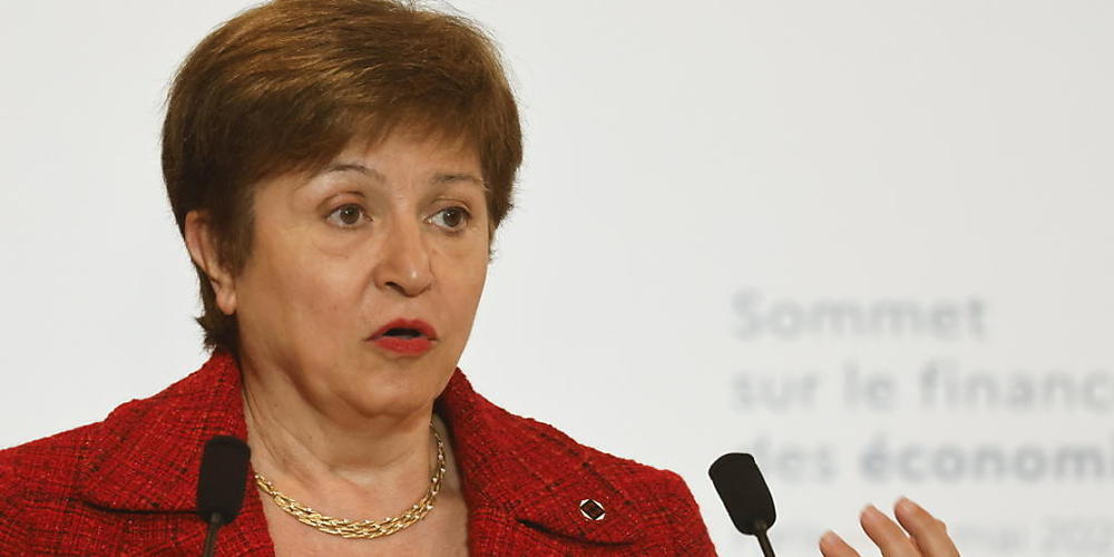 Die Leiterin des Internationalen Währungsfonds, Kristalina Georgiewa, sieht ärmere Länder bei der Erholung von der Coronakrise im Nachteil. (Archivbild)