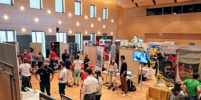 Das Lehrstellenforum am 3. Juli 2021 in der Stadthalle Wil.