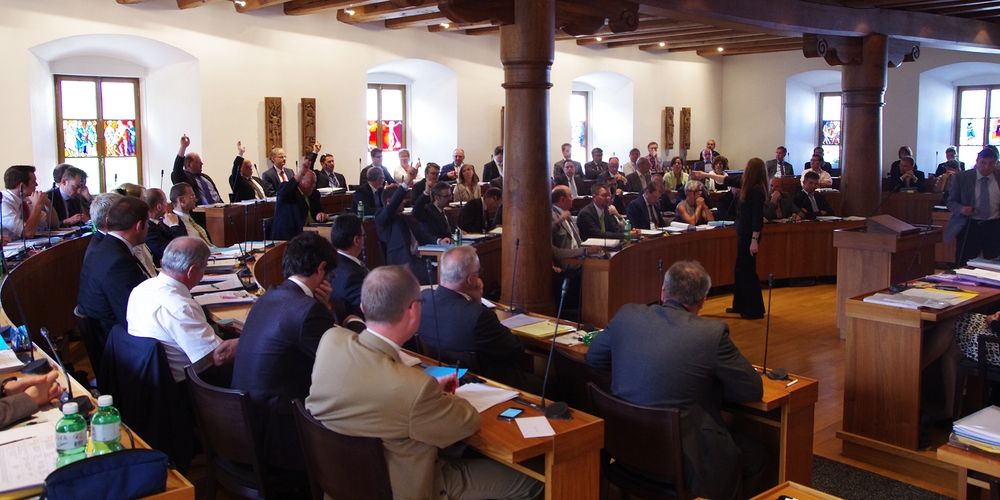 Der Kantonsrat tagt heute im Rathaus am Schwyzer Hauptplatz.