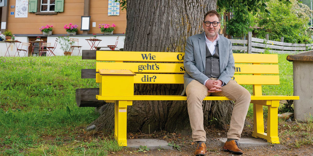 Regierungsrat Peter Peyer besuchte letzte Woche Strahlegg.