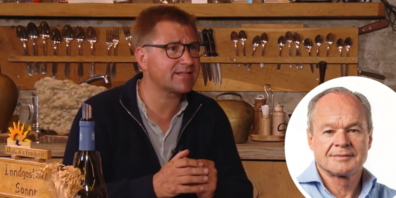 Ex-SVP-Präsident Toni Brunner im Gespräch mit Online-Verleger Bruno Hug.