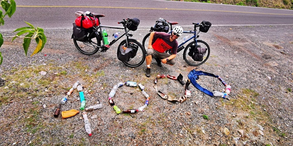 4000 Kilometer haben Dani Koller und Silvan Bissegger auf ihrer Velotour bislang zurückgelegt. 
