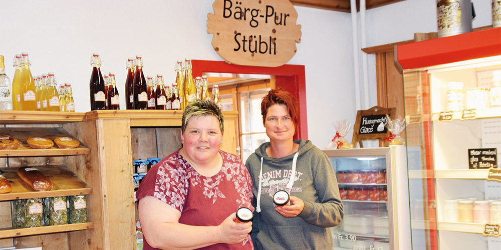 Marianne Tomaschett und Marianne Tanner produzieren seit Kurzem eigenes Glace. 