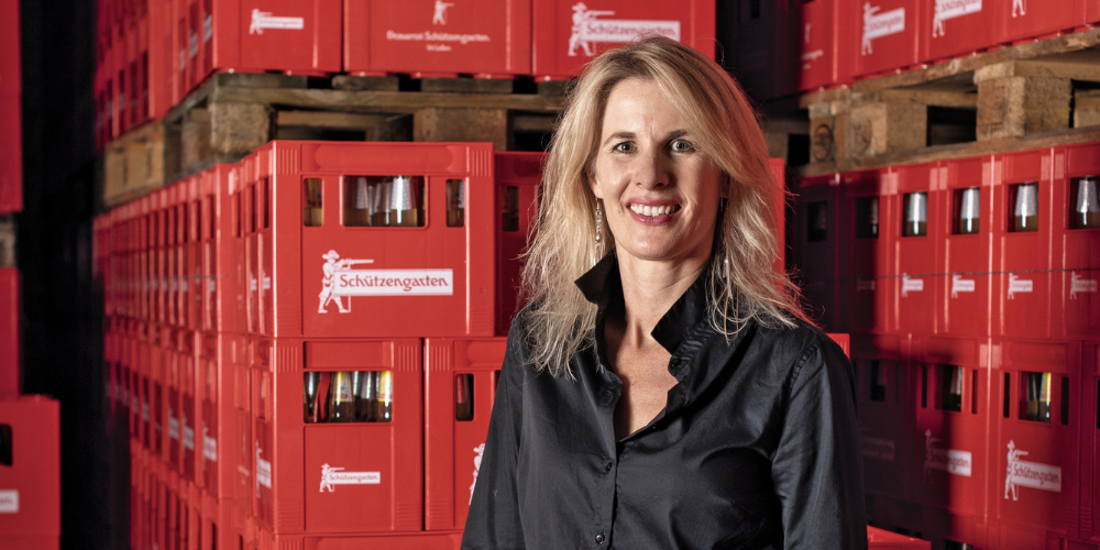 Jeannine Merten leitet die Personalabteilung der Brauerei Schützengarten AG.