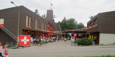 1.-August-Feier im Werkhof.