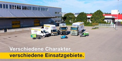 Die aktuelle Innovationsflotte der Camion Transport AG.