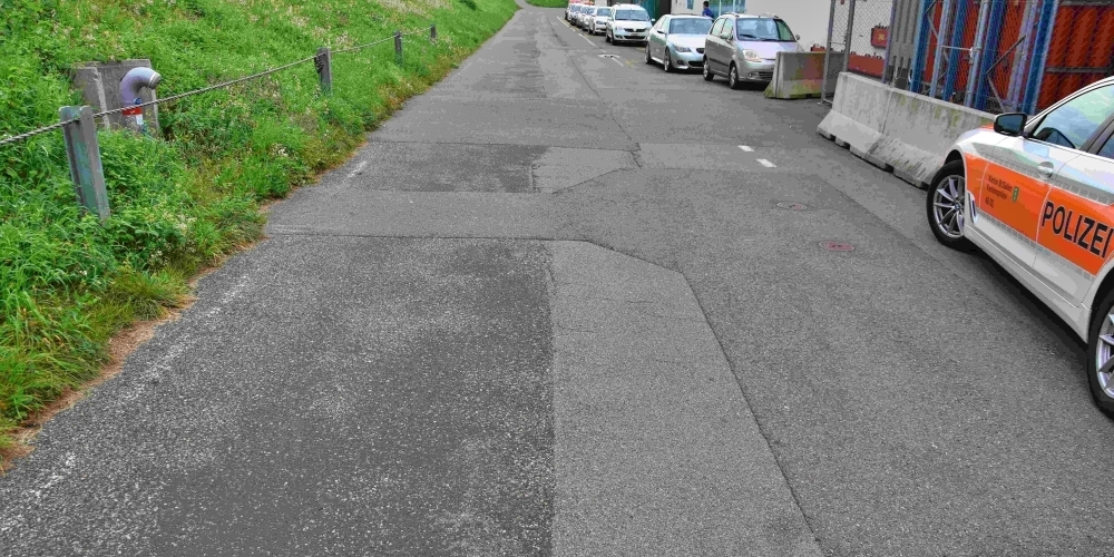 Hier passierte der Unfall.