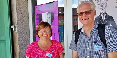 Susanne Thommen und Hans-Urs von Matt vom SP-Organisationskomitee. 