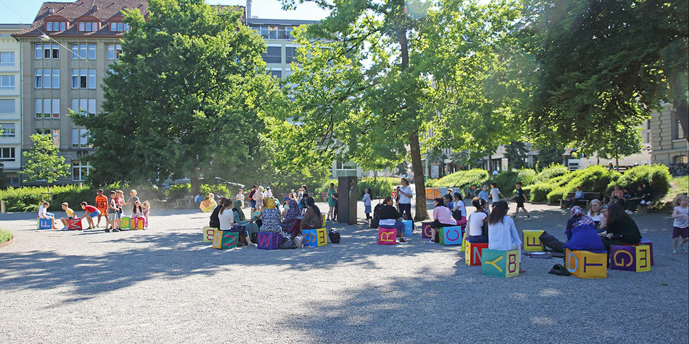 «Mobile. das Freiluftparlament» im St.Leonhardspärklein 15. Juni 2021