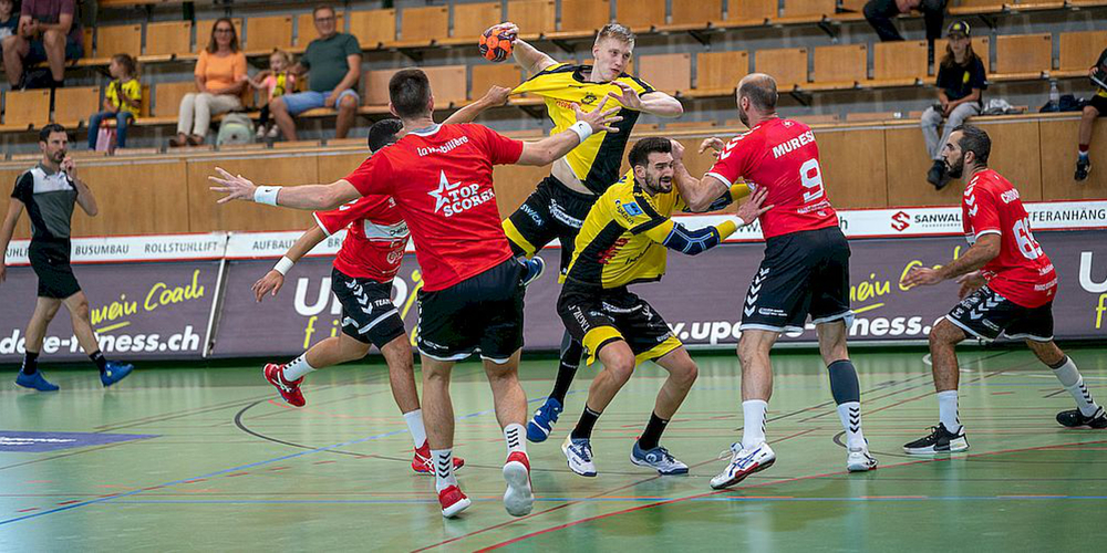 Der TSV St. Otmar gewinnt gegen Aufsteiger CS Chênois Genève mit 33:25 (19:12).