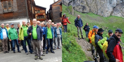Ihre Reise führte die Uzner Männerriegler ins Rheintal und auf den Alpstein.