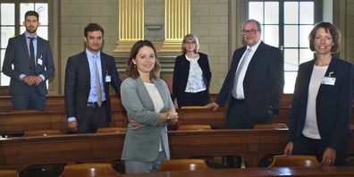 Die St.Galler Kantonsräte der GLP: Andreas Bisig, Andrin Monstein, Sarah Noger-Engeler, Franziska Cavelti Häller, Ruedi Mattle und Sonja Lüthi .