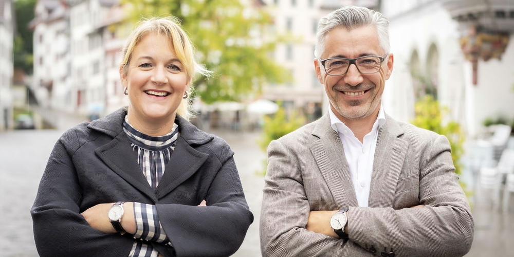 Eva De Salvatore-Spaar und Markus Bänziger wollen den digitalen Wandel in der Ostschweiz aktiv gestalten