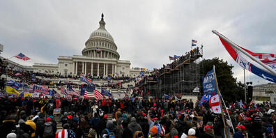 ARCHIV - Anhänger von US-Präsident Donald Trump stürmten im Januar das US-Kapitol. Foto: Essdras M. Suarez/ZUMA Wire/dpa