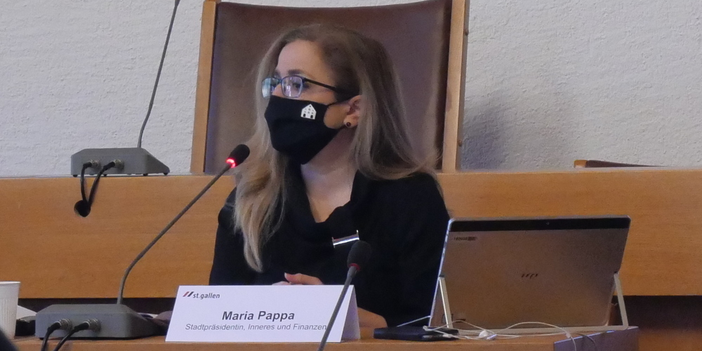  Stadtpräsidentin Maria Pappa wehrte sich gegen die Vorwürfe. (Archivbild)