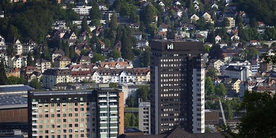 Blick auf das Kantonsspital St.Gallen.