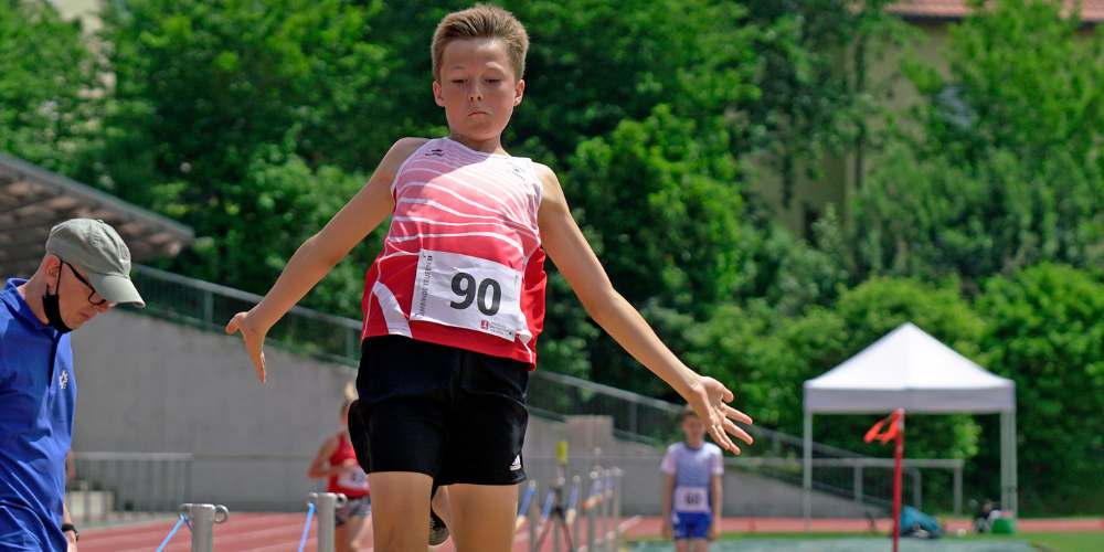 Erstmals sprang Janis Beuggert beim UBS Kids Cup-Final über 5 m. 