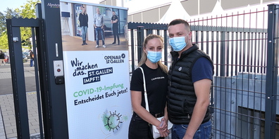 Shkurte und Bejkim Dreshaij lassen sich für ihre Freiheit impfen, trotz grosser Ängste