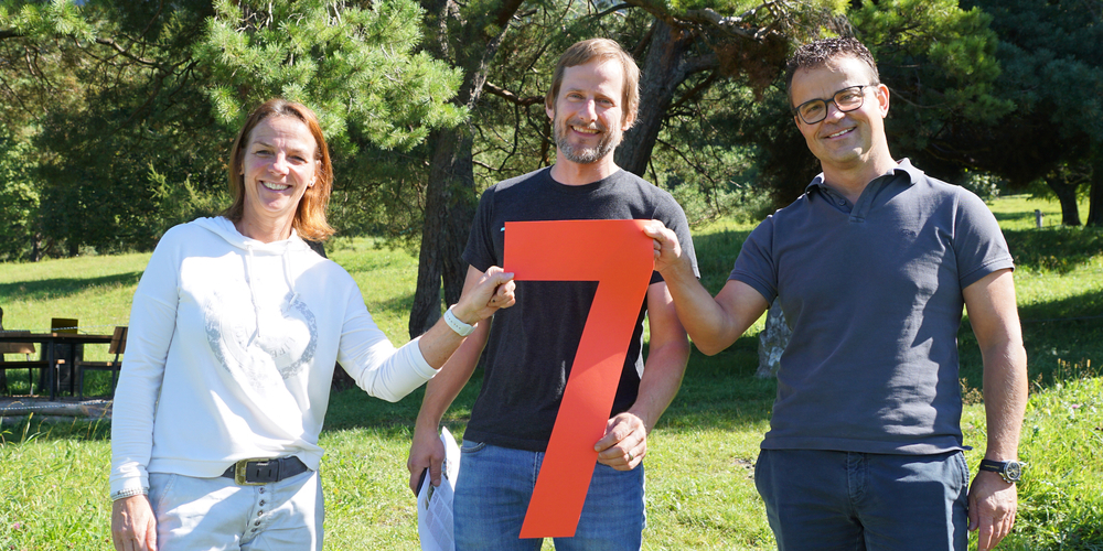 Freuen sich auf den 7. Swiss Bike Cup in Schaan (von links): Eva Vallone, Arthur Wenaweser und Martin Püntener