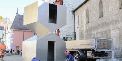 Der Kunstverein Schaffhausen weihte ein neues Kunstwerk ein.