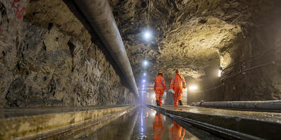 Das Bedretto-Felslabor befindet sich in der Mitte eines 5,2 Kilometer langen Stollens, der das Tessin mit dem Furkatunnel verbindet.