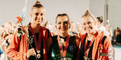 Die Gymnastik-Gruppe Kreuzlingen durfte sich an der Thurgauer Meisterschaft feiern lassen.