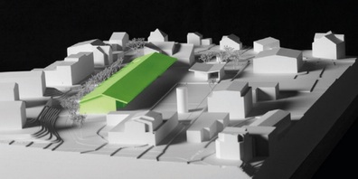 Auch das Modell des Siegerprojekts für den neuen Werkhof Uzwil kann ab dem 5. Oktober besichtigt werden.