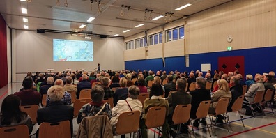 Grosses Interesse für die Informationsveranstaltung vom 29. September 2021 in der Turnhalle Zuzwil.