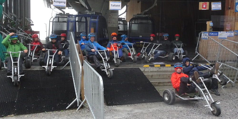 Die Räbschter Turner vor der rasanten Talfahrt