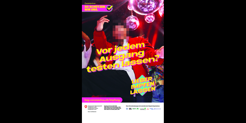 Die Plakate sollen vor allem Junge ansprechen. 