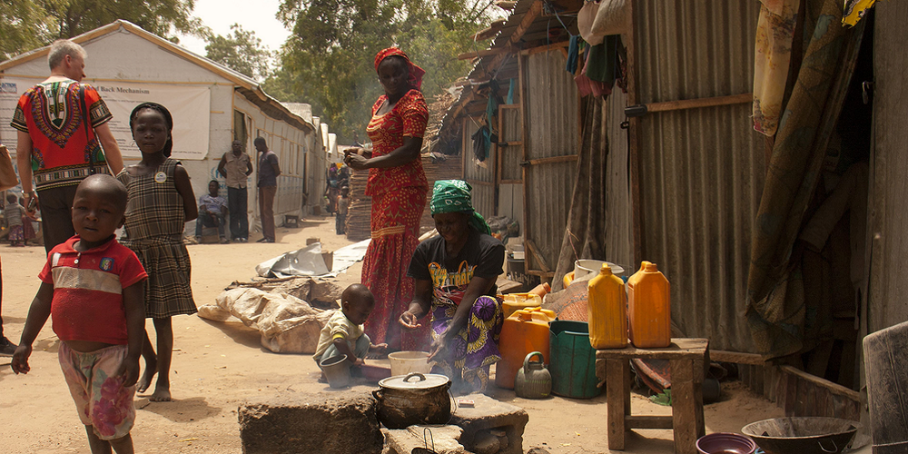 Flüchtlinge in Nigeria.