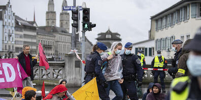 Zürich sein ein Rechtsstaat, keine Bananenrepublik: Der Stadtrat müsse gegen die Klimarebellen durchgreifen, verlangt die Stadtzürcher SVP. (Archivbild)