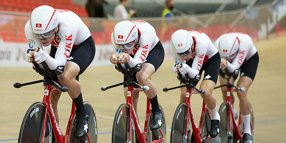 Schweizer Bahnvierer holt sich Silber 