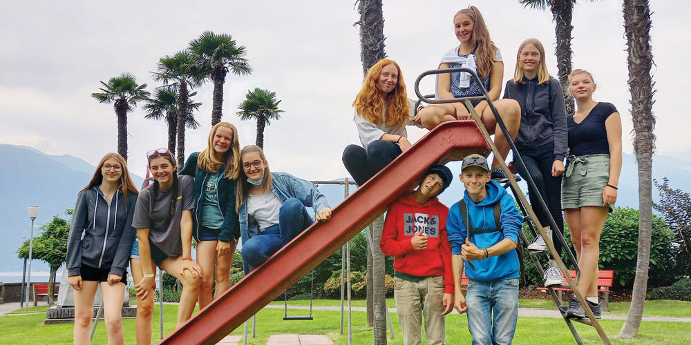 Die Konfgruppe in Magadino. 