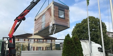 Der provisorische Anbau