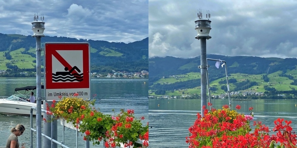 Anfangs August wurde beim neuen Steg eine Badeverbotstafel angebracht, nun fehlt davon jede Spur.