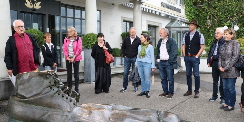 Der Kunstverein entdeckte Kunstwerke in ganz Rapperswil-Jona.