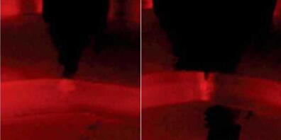 Ein von ETH-Forschenden geschaffenes Material zeigt durch Fluoreszieren innere Schwächen an, bevor sie sich - etwa in Flugzeugen - katastrophal auswirken. Von links nach rechts: Ein von aussen nicht sichtbarer Riss bildet sich und beginnt bei den ...