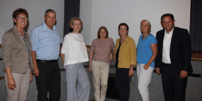 Der Vorstand des Vereins «60 Plus Widnau» (von links): Martha Graf, Rolf Sieber, Yvette Werner, Evelyne Frei, Marlen Hasler, Hanna Bognar, Patrick Dürr.