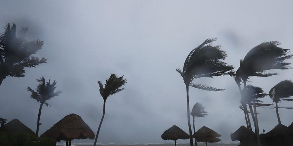 dpatopbilder - Die mexikanische Küste in Cancun. Foto: Marco Ugarte/AP/dpa
